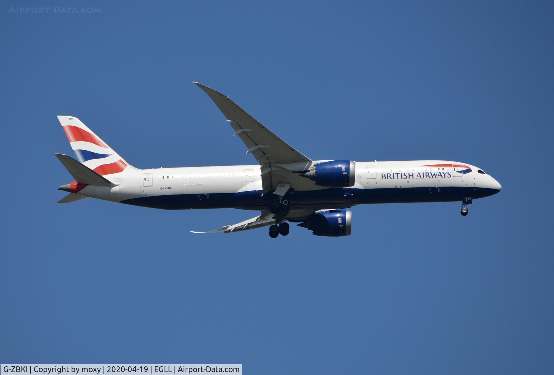 G-ZBKI, 2016 Boeing 787-9 Dreamliner Dreamliner C/N 38625, Boeing 787-9 Dreamliner on finals to London Heathrow.