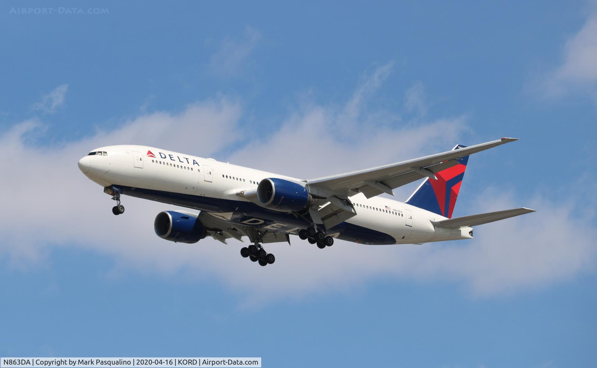 N863DA, 1999 Boeing 777-232 C/N 29735, Boeing 777-232