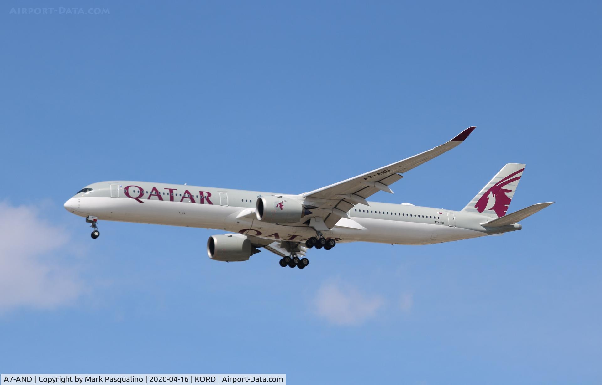 A7-AND, 2018 Airbus A350-1041 C/N 125, Airbus A350-1041