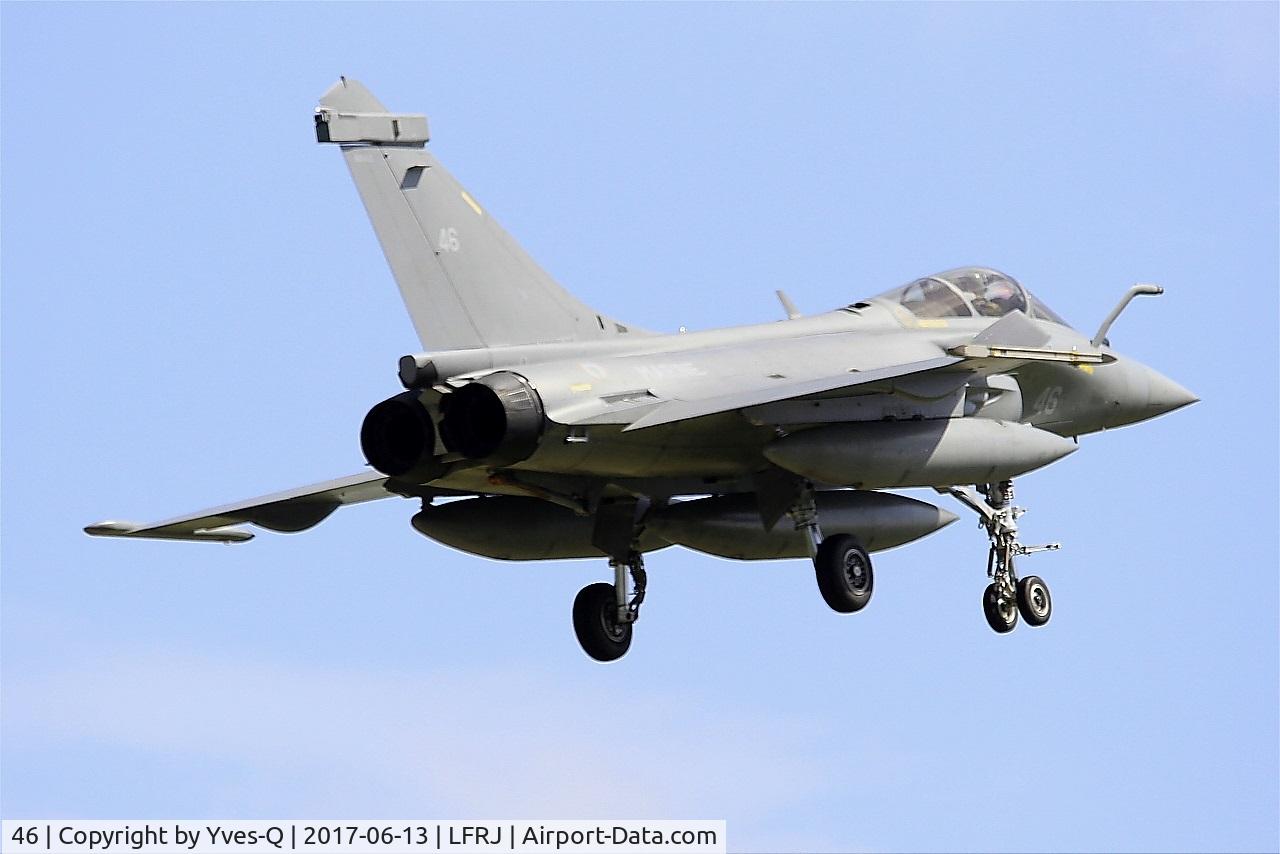 46, 2016 Dassault Rafale M C/N 46, Dassault Rafale M, On final rwy 08, Landivisiau Naval Air Base (LFRJ) Tiger Meet 2017