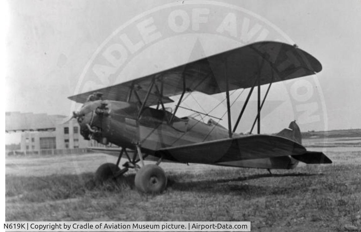 N619K, Travel Air E-4000 C/N 1251, Picture taken a Roosevelt Field, New York in the early 1930's.  Currently under restoration in Florida.