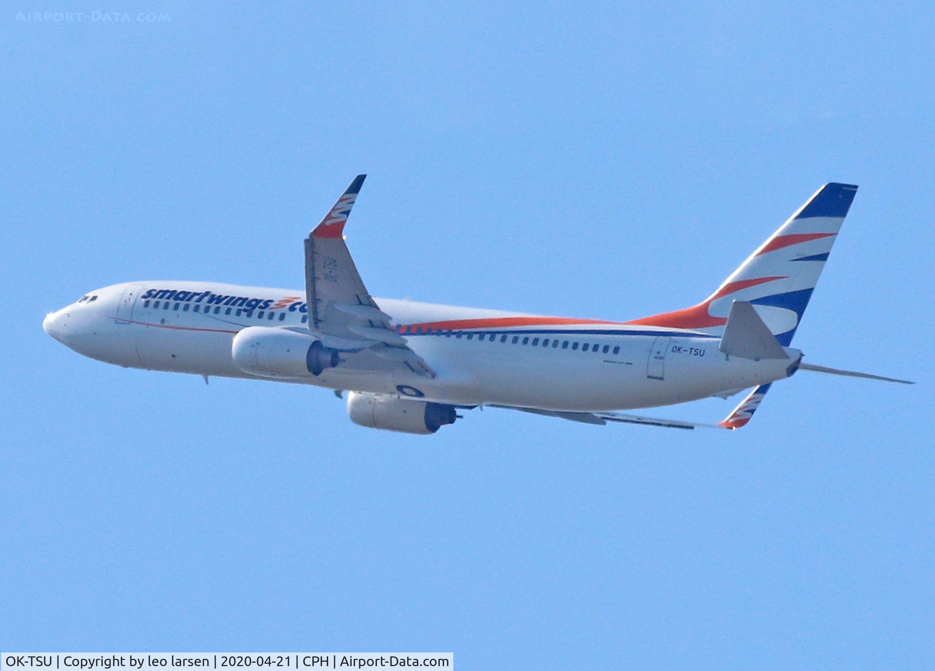 OK-TSU, 2010 Boeing 737-8FZ C/N 31717, Copenhagen 21.4.2020