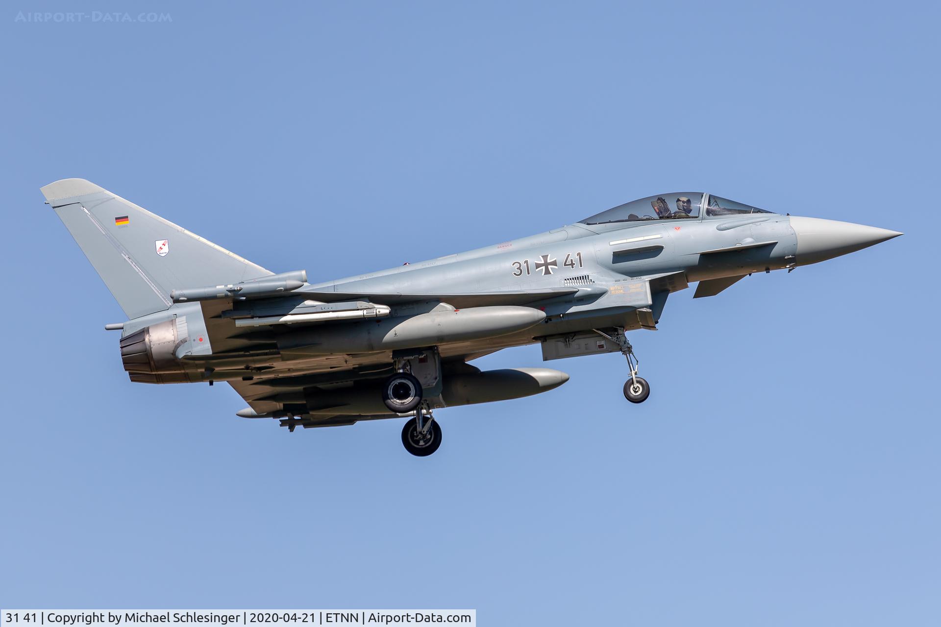 31 41, 2019 Eurofighter EF-2000 Typhoon S C/N GS0101, 31+41 - Eurofighter EF-2000 Typhoon  - German Air Force