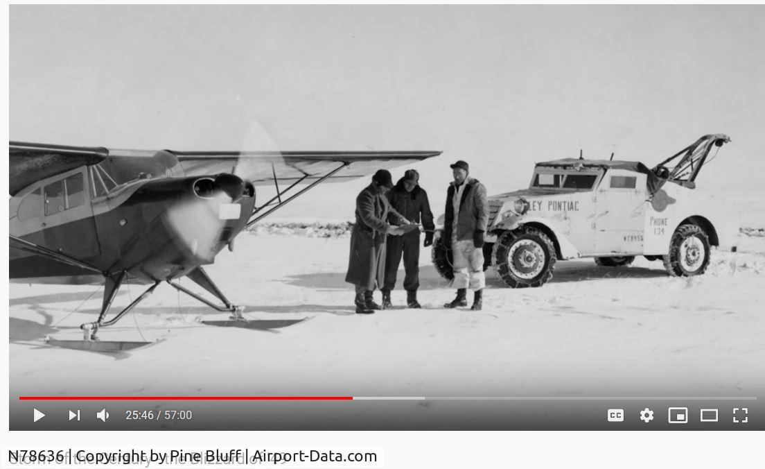 N78636, 1947 Piper PA-11 Cub Special C/N 11-1397, Blizzard of 1949
