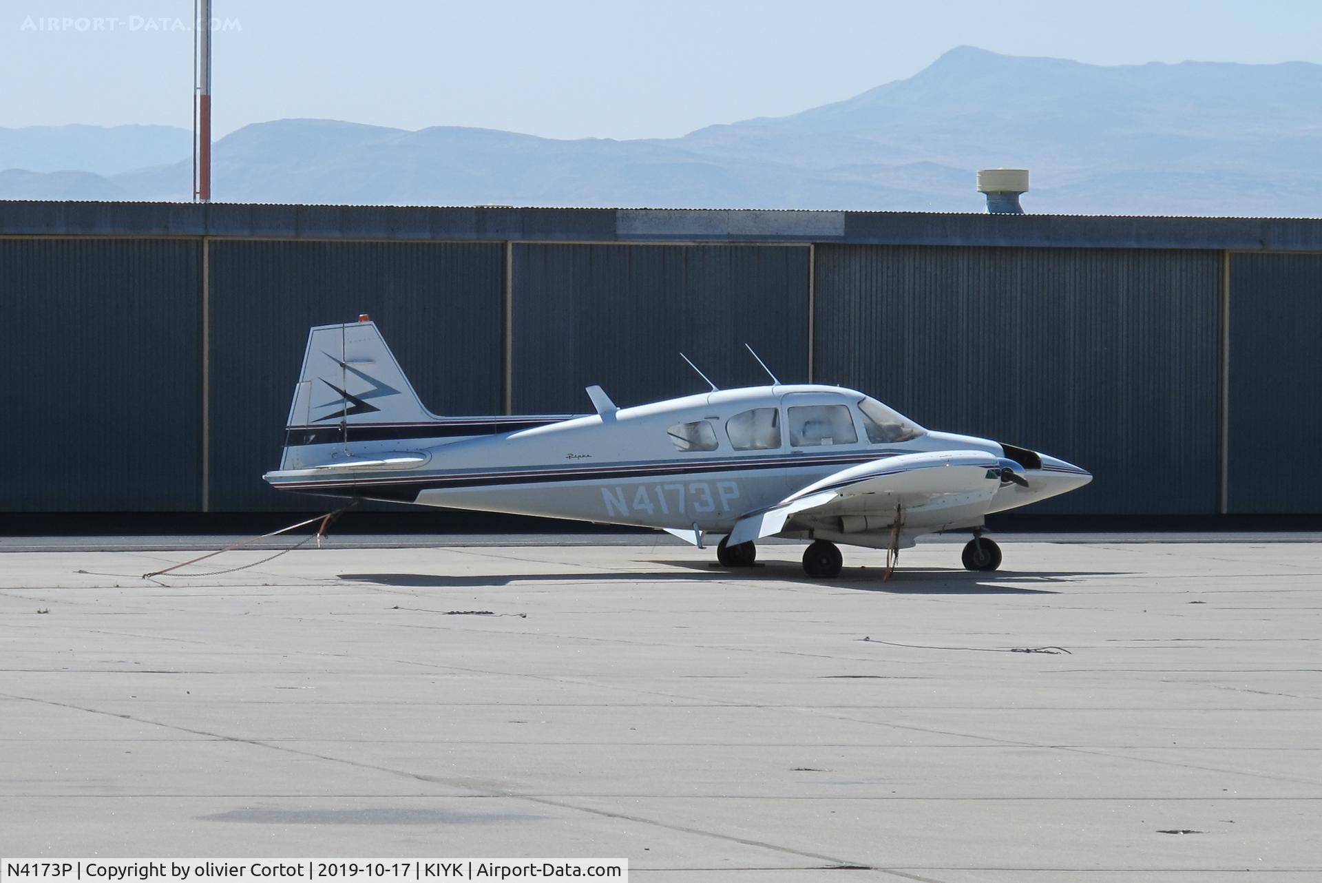 N4173P, 1959 Piper PA-23-160 Apache C/N 23-1660, oct 2019