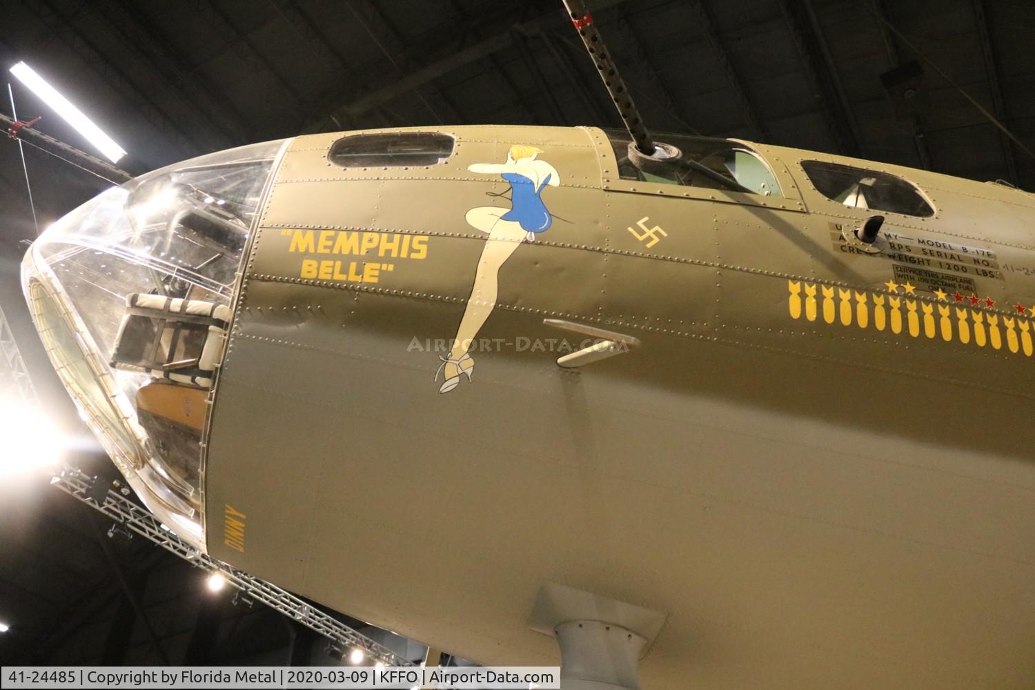41-24485, 1941 Boeing B-17F-10-BO Flying Fortress (299P) C/N 3170, Memphis Belle
