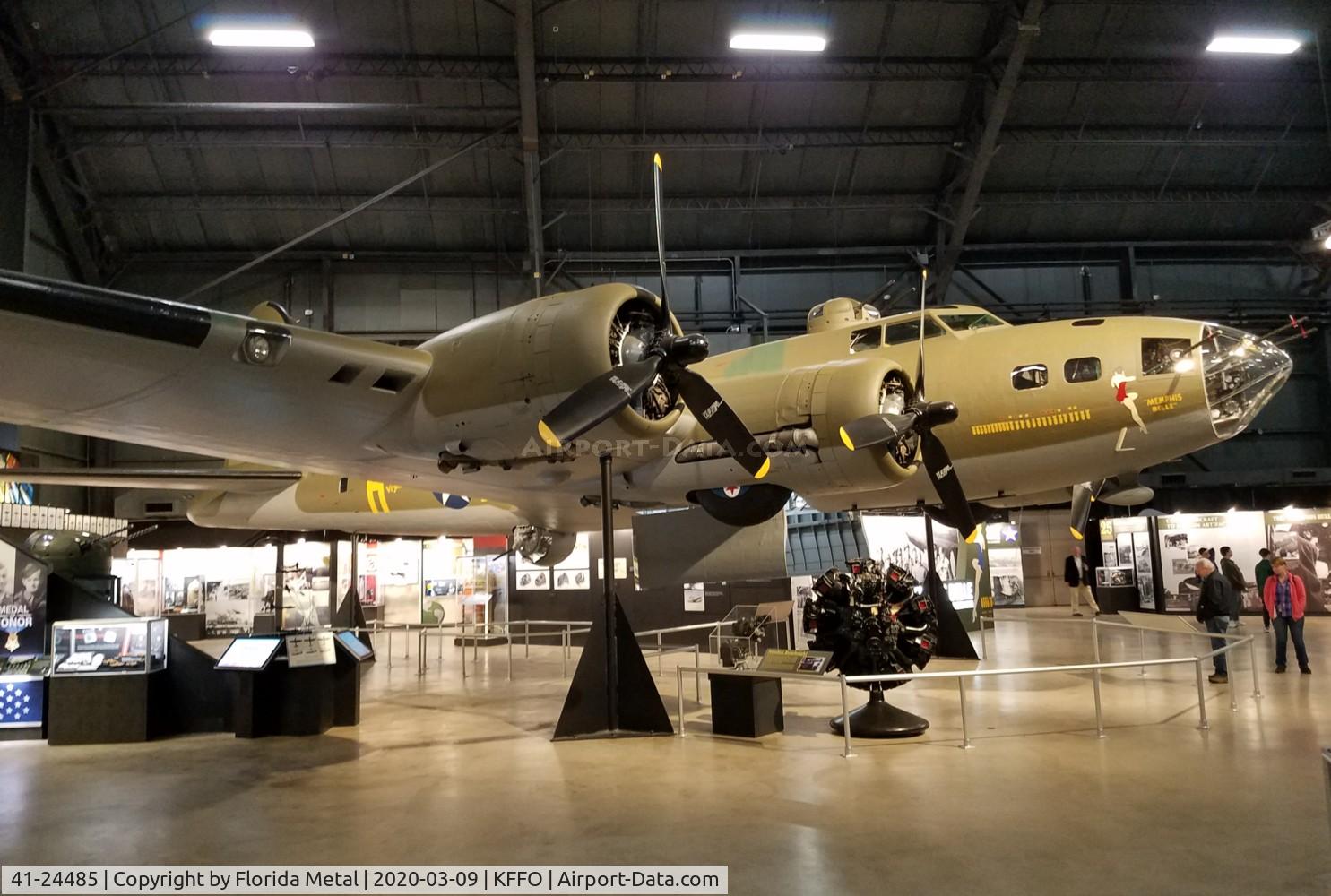 41-24485, 1941 Boeing B-17F-10-BO Flying Fortress (299P) C/N 3170, Air Force Museum 2020