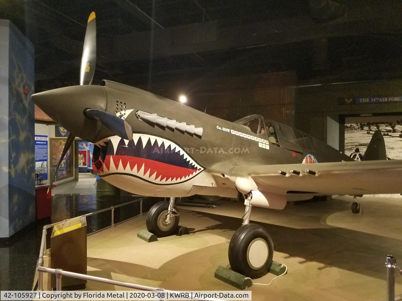 42-105927, 1942 Curtiss P-40N Warhawk C/N 29689, Warner Robins
