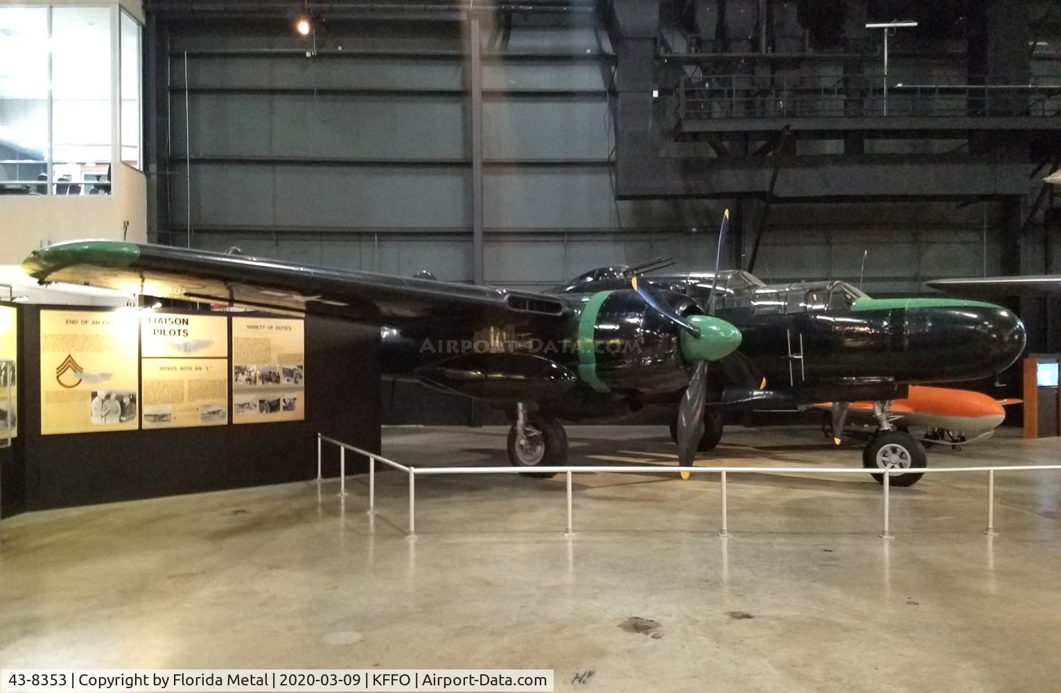 43-8353, 1943 Northrop P-61B Black Widow C/N 1407, Air Force Museum 2020