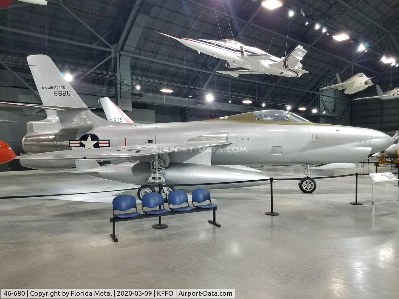 46-680, 1948 Republic XF-91 Thunderceptor C/N Not found 46-680, Air Force Museum 2020