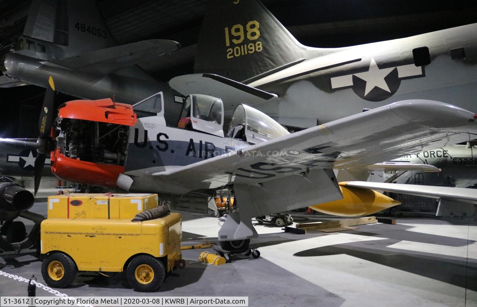 51-3612, 1951 North American T-28A Trojan C/N 174-150, Warner Robins