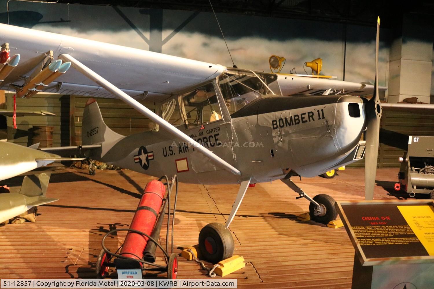 51-12857, Cessna O-1A Bird Dog C/N 23314, Warner Robins