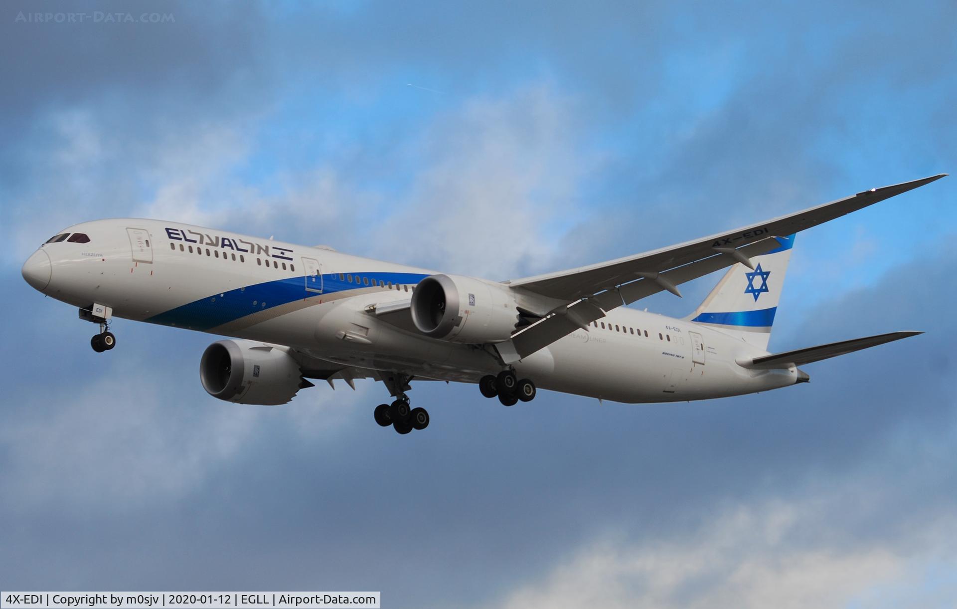 4X-EDI, 2018 Boeing 787-9 Dreamliner C/N 38800, Taken on our last visit to Heathrow