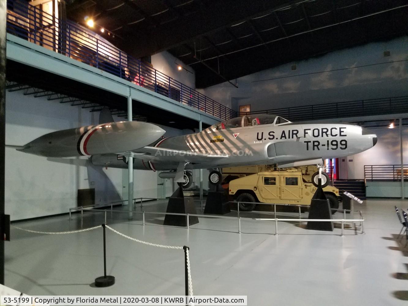 53-5199, 1953 Lockheed T-33A Shooting Star C/N 580-8538, Warner Robins