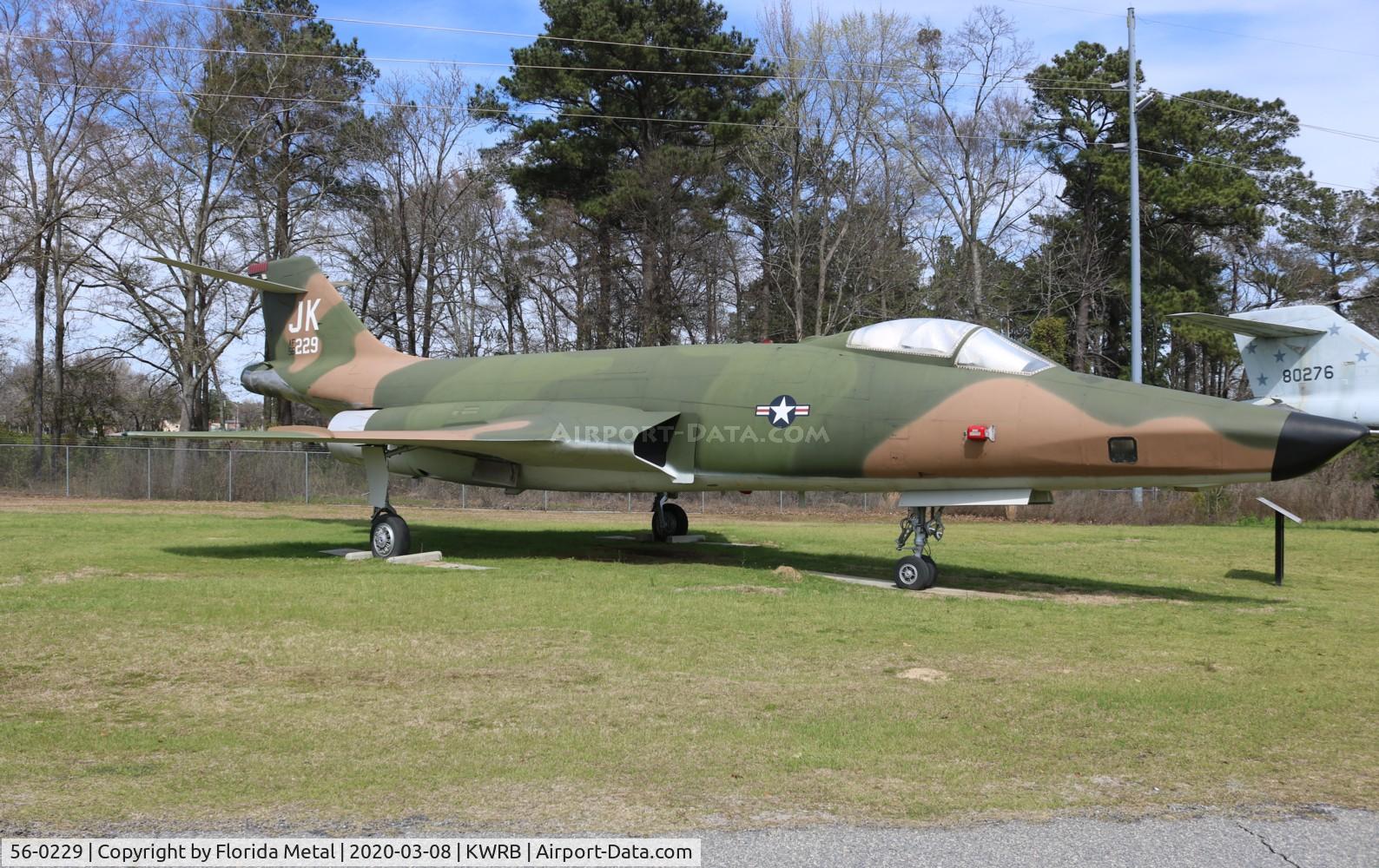 56-0229, 1956 McDonnell RF-101C Voodoo C/N 249, Warner Robins