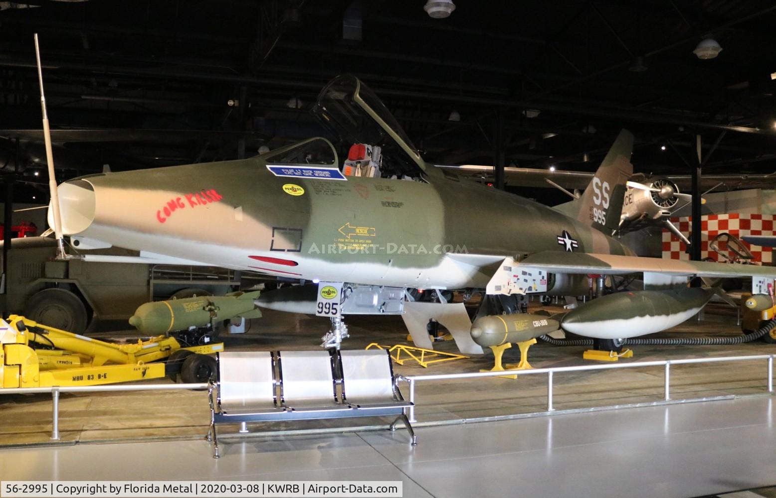 56-2995, 1956 North American F-100D Super Sabre C/N 235-93, Warner Robins