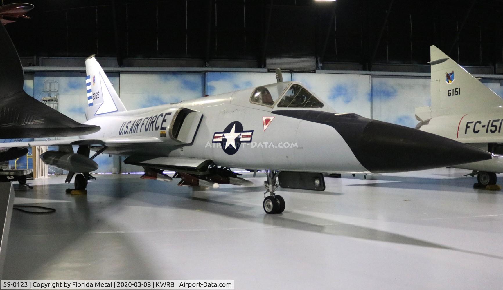 59-0123, 1959 Convair F-106A Delta Dart C/N 8-31-11, Warner Robins