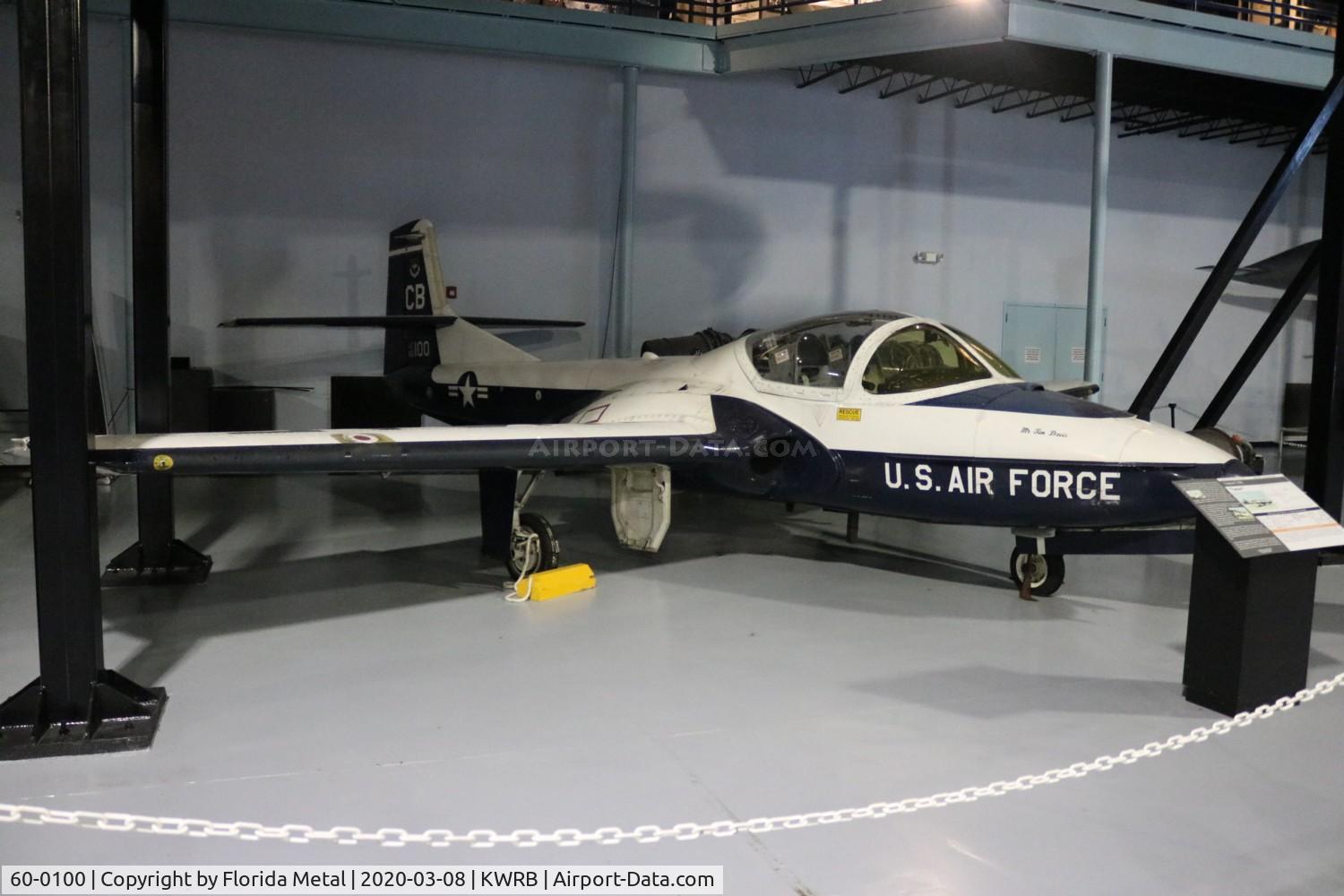 60-0100, 1960 Cessna T-37B Tweety Bird C/N 40582, Warner Robins