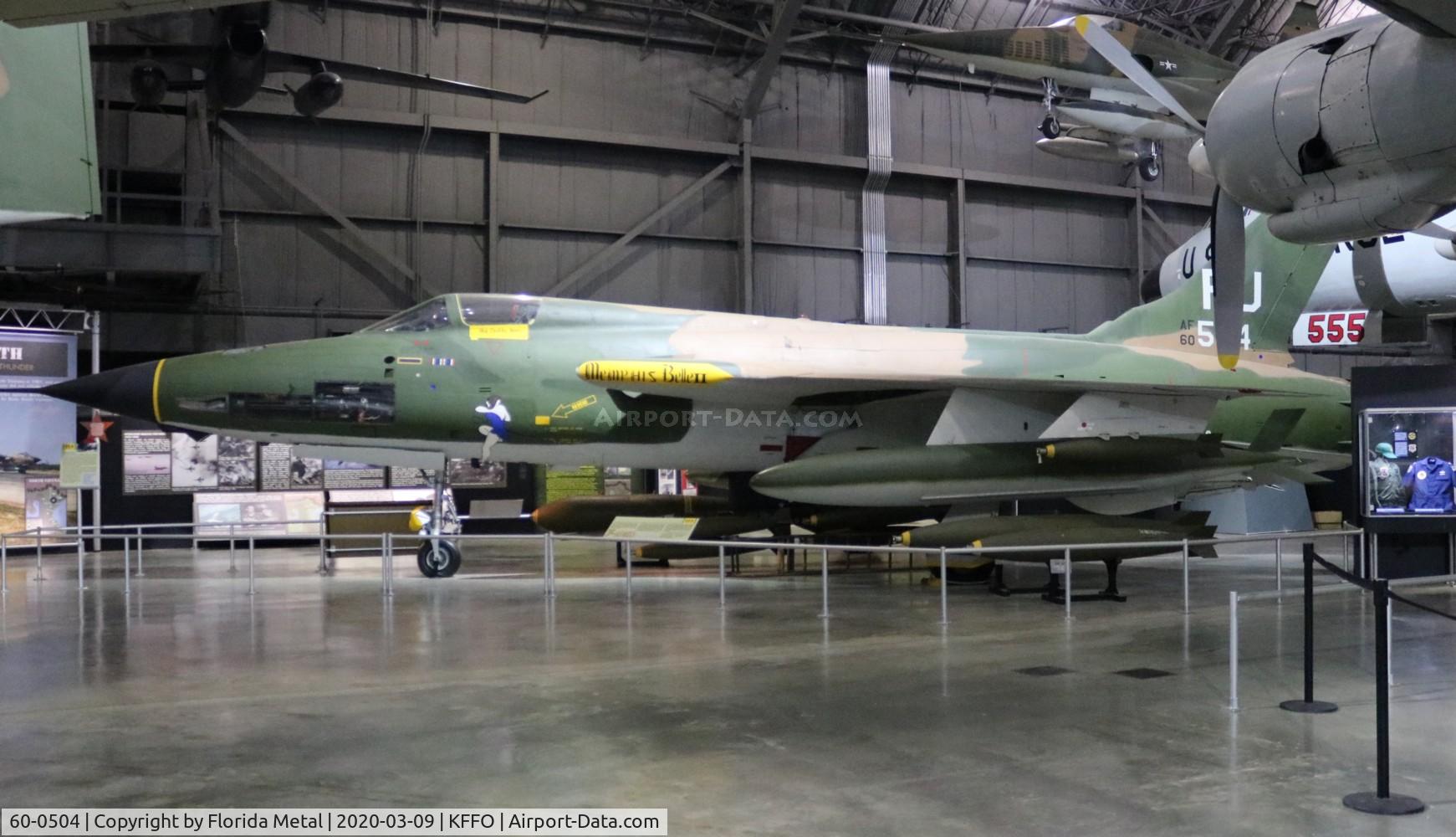 60-0504, 1961 Republic F-105D Thunderchief C/N D192, Air Force Museum 2020