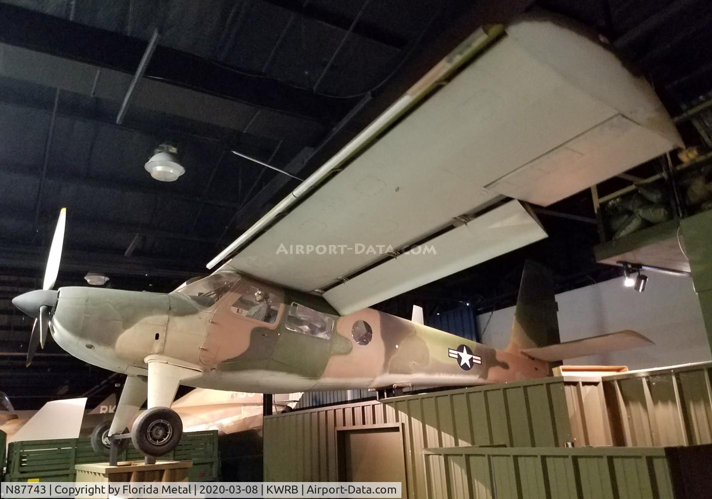 N87743, 1963 Helio U-10B Super Courier C/N 601, Warner Robins