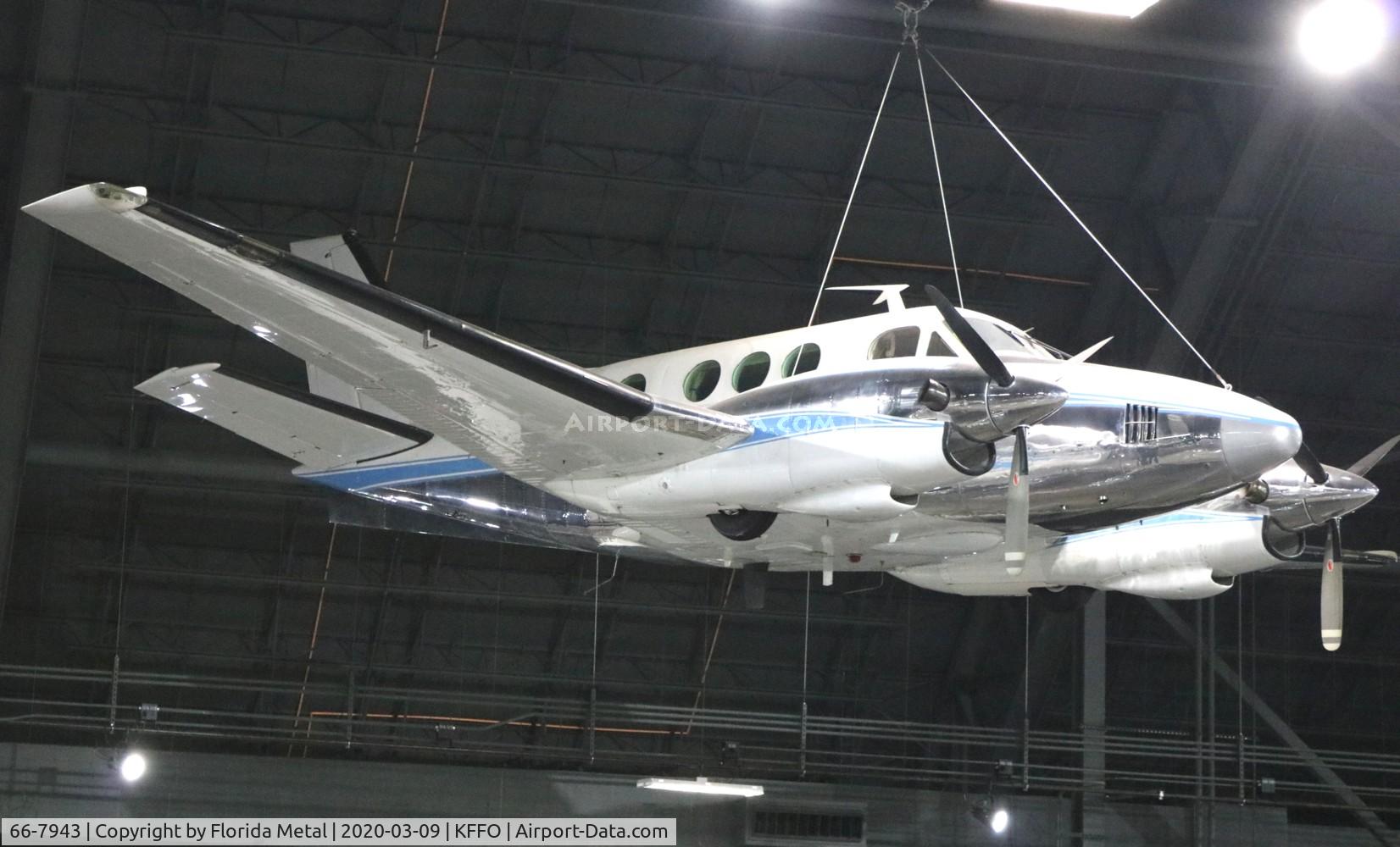 66-7943, 1966 Beech VC-6A King Air C/N LJ.91, Air Force Museum 2020