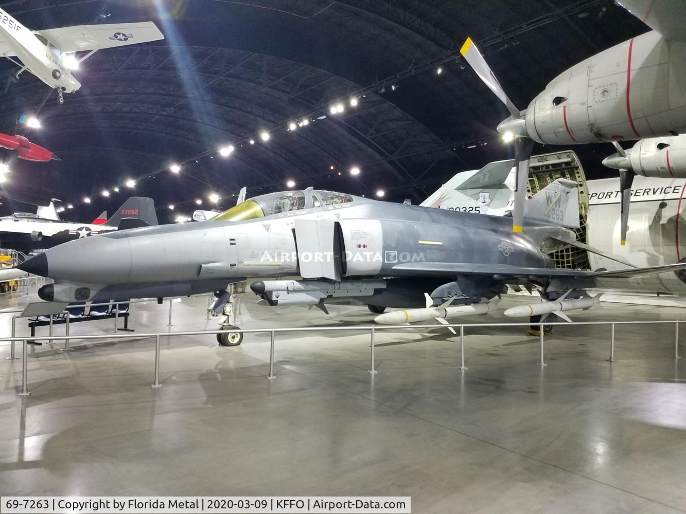 69-7263, 1969 McDonnell Douglas F-4G Phantom II C/N 3947, Air Force Museum 2020