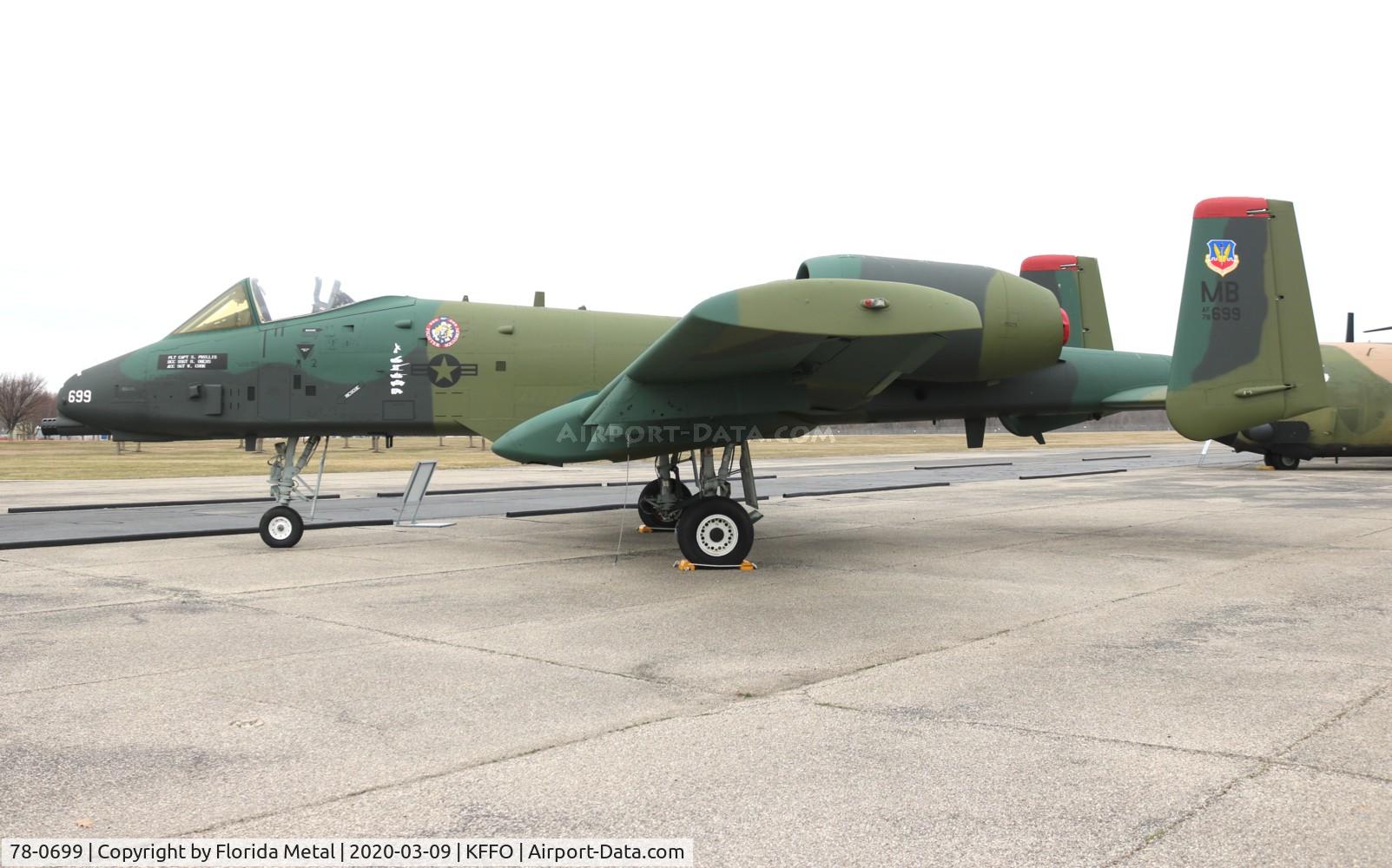 78-0699, 1978 Fairchild Republic A-10A Thunderbolt II C/N 319, Air Force Museum 2020