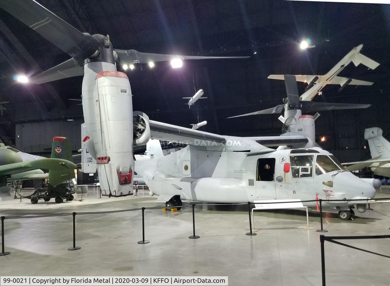 99-0021, 1998 Bell-Boeing CV-22B Osprey C/N D0025, Air Force Museum 2020