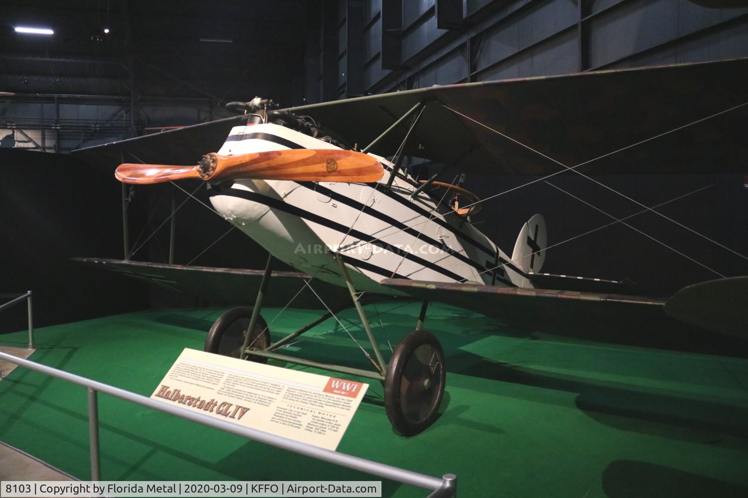 8103, 1918 Halberstadt CL.IV C/N 4205, Air Force Museum 2020