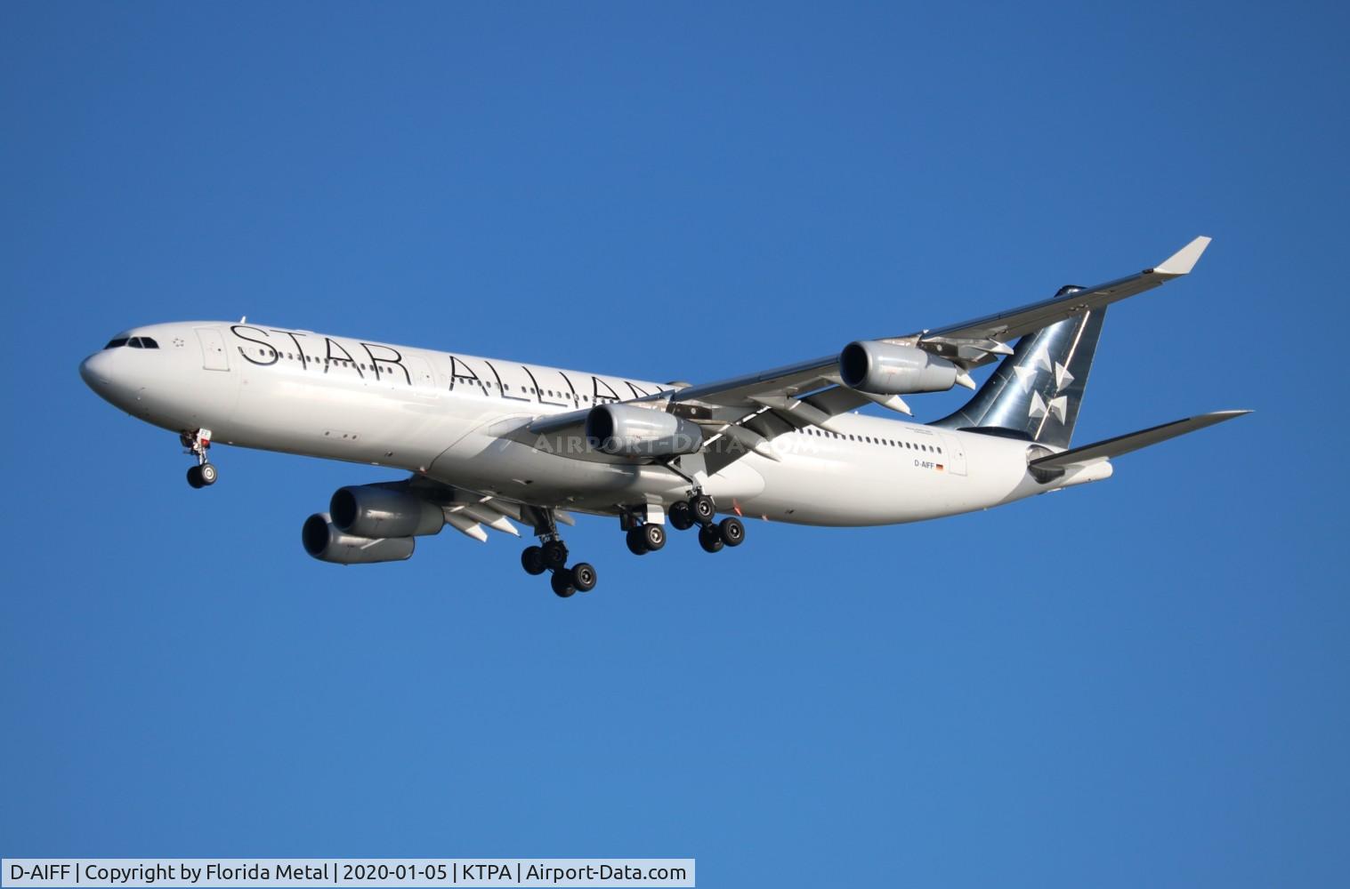D-AIFF, 2001 Airbus A340-313X C/N 447, TPA spotting 2020