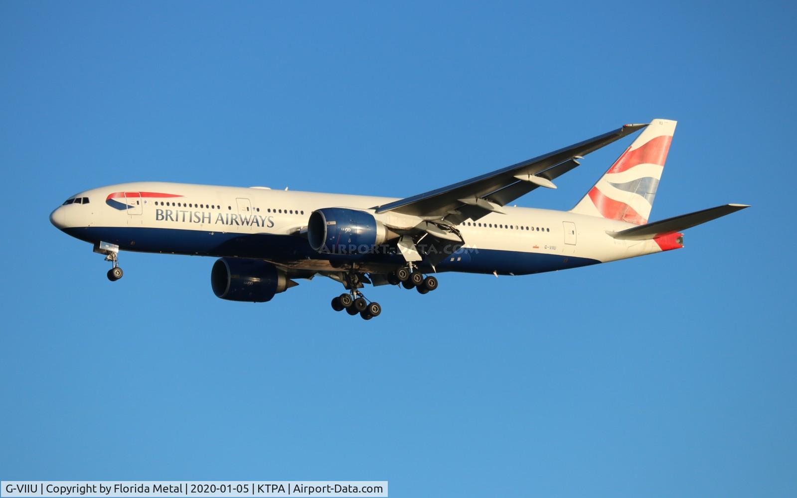 G-VIIU, 1999 Boeing 777-236 C/N 29963, TPA spotting