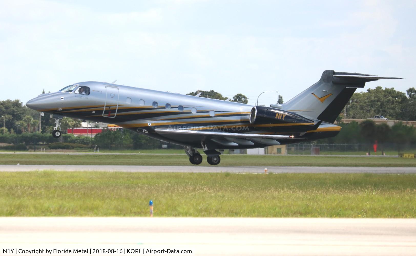 N1Y, 2016 Embraer EMB-550 Legacy 500 C/N 55000060, ORL spotting