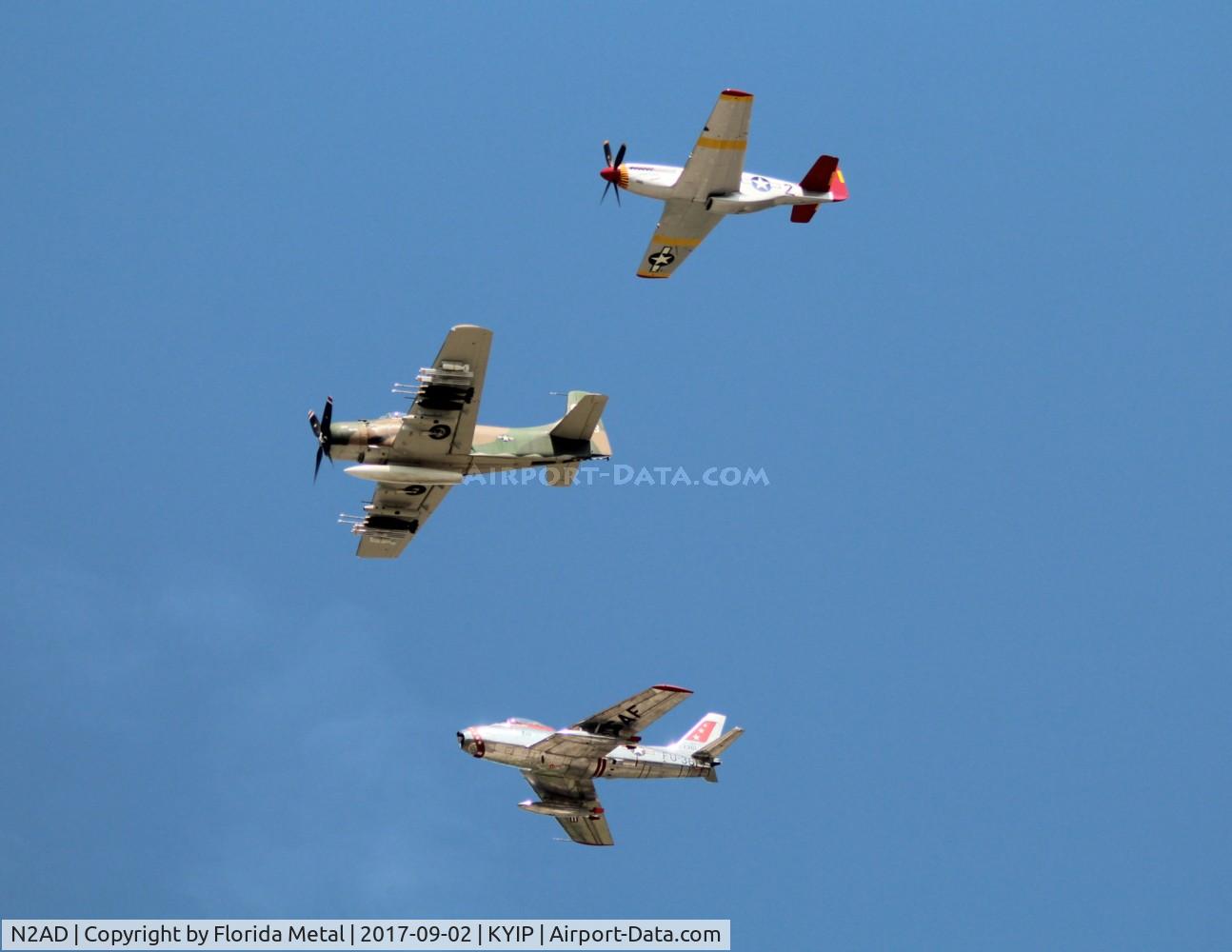 N2AD, 1947 Douglas AD-1 Skyraider C/N 09257/2085, TOM 2017