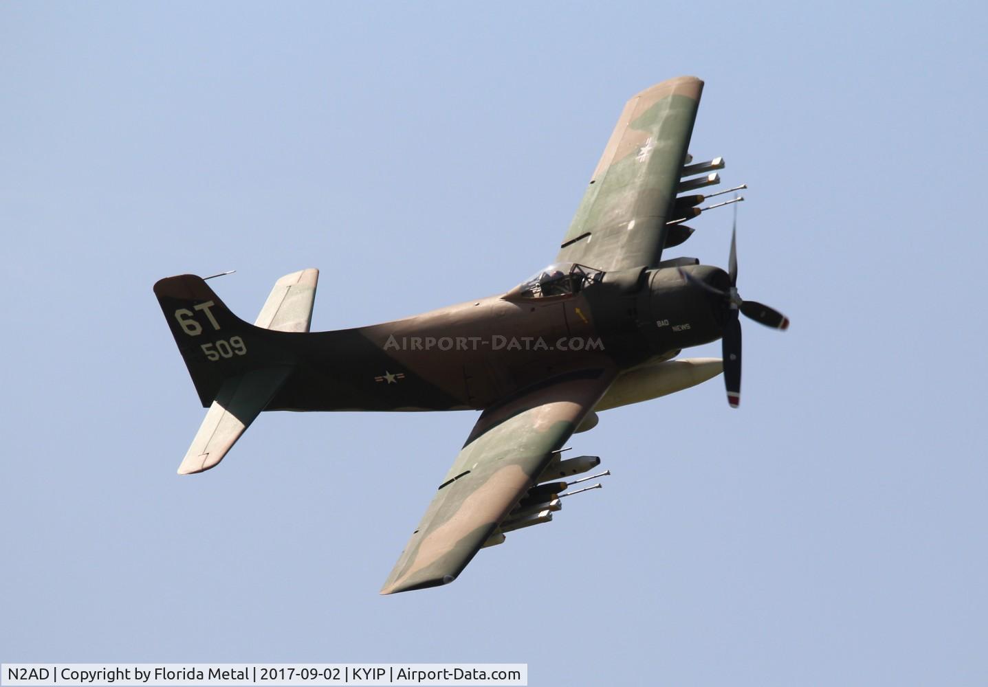 N2AD, 1947 Douglas AD-1 Skyraider C/N 09257/2085, TOM 2017