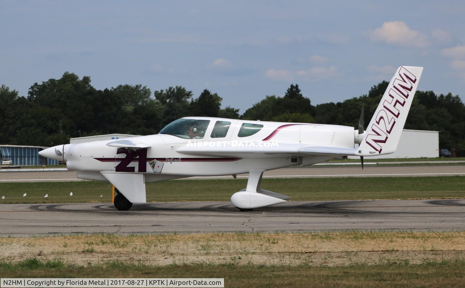 N2HM, 2000 Rutan Defiant C/N 146, Pontiac 2017