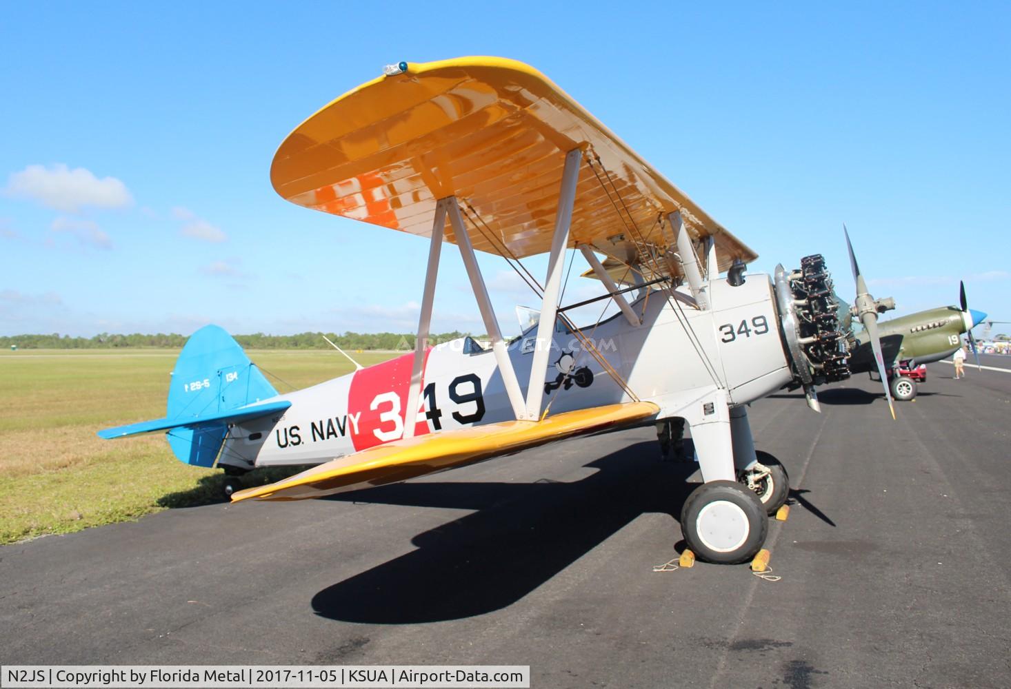 N2JS, 1996 Boeing B75N1 C/N 75-1349, Stuart 2017