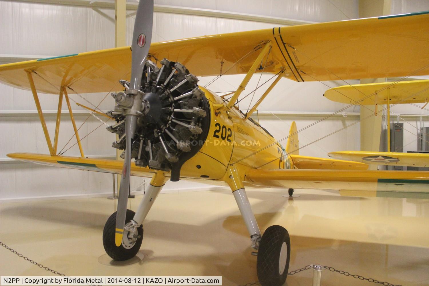 N2PP, 1942 Boeing A75N1(PT17) C/N 75-3412, Air Zoo 2014