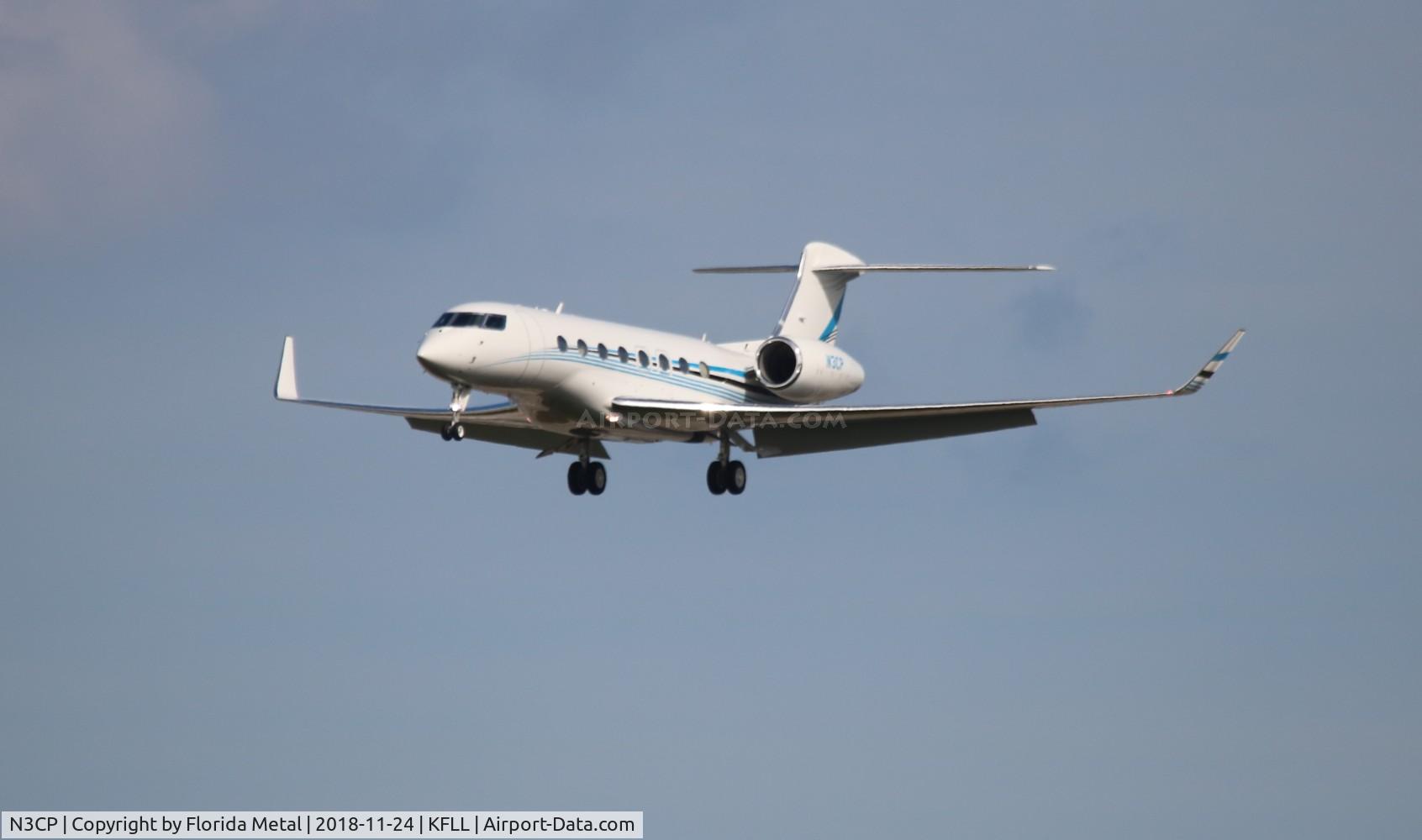 N3CP, 2014 Gulfstream Aerospace G650 (G-VI) C/N 6106, FLL spotting