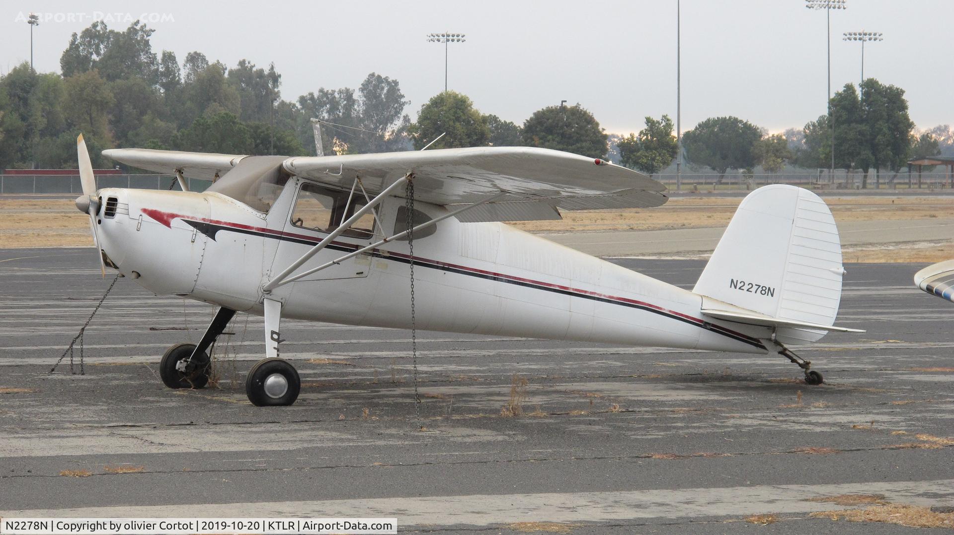 N2278N, 1947 Cessna 140 C/N 12518, oct 2019