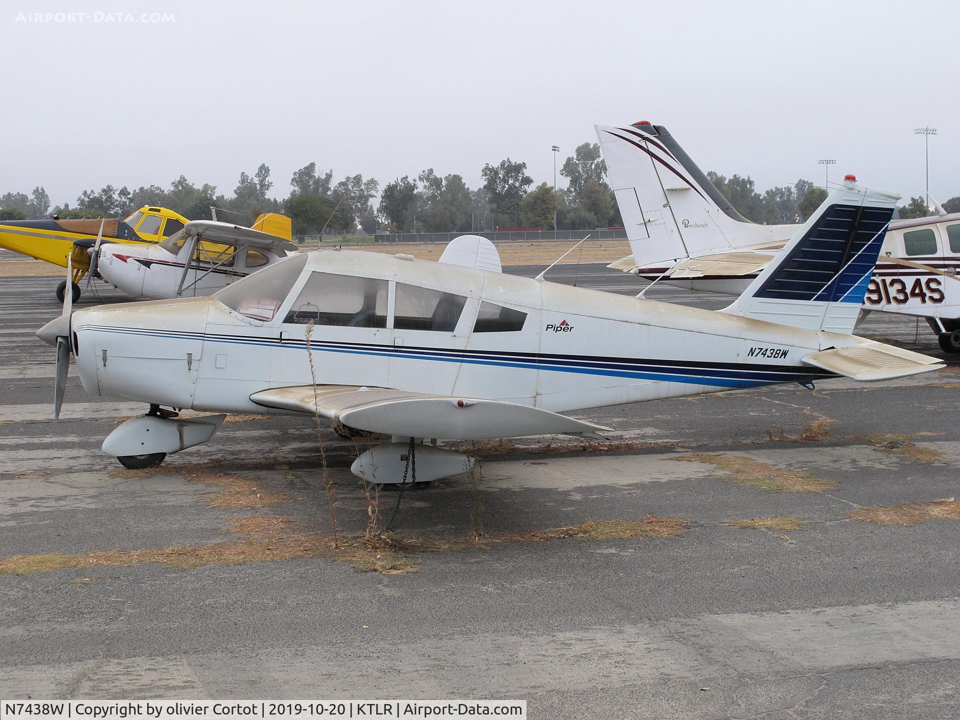 N7438W, 1963 Piper PA-28-180 C/N 28-1326, oct 2019