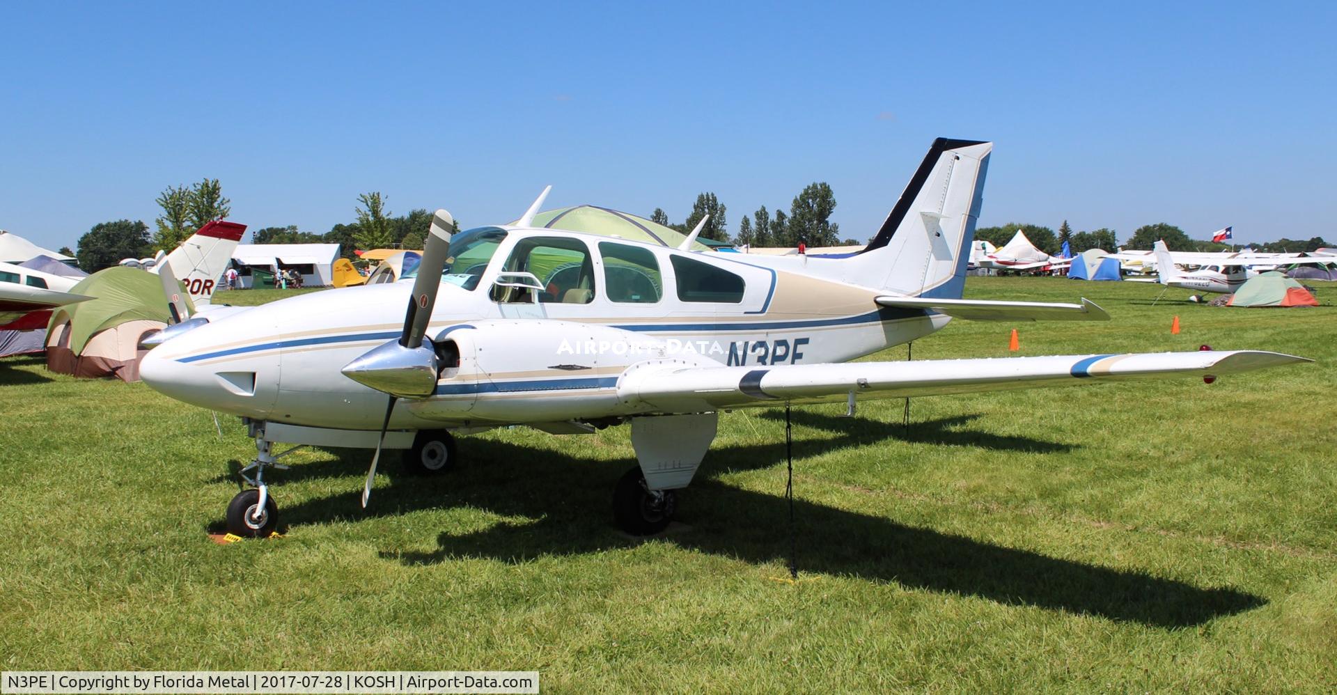 N3PE, 1977 Beech 58 Baron C/N TH-820, Air Venture 2017