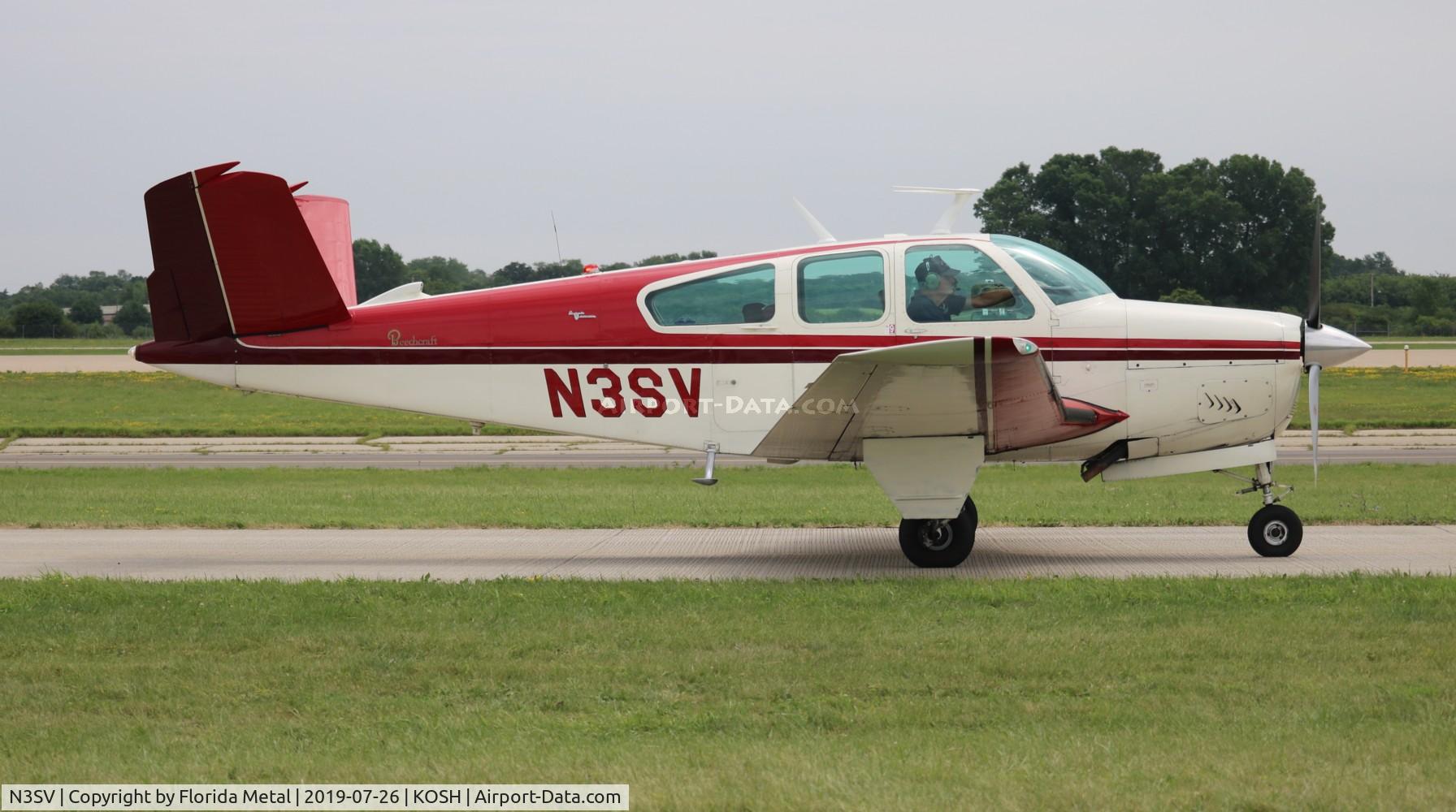 N3SV, 1967 Beech V35 Bonanza C/N D-8426, Air Venture 2019