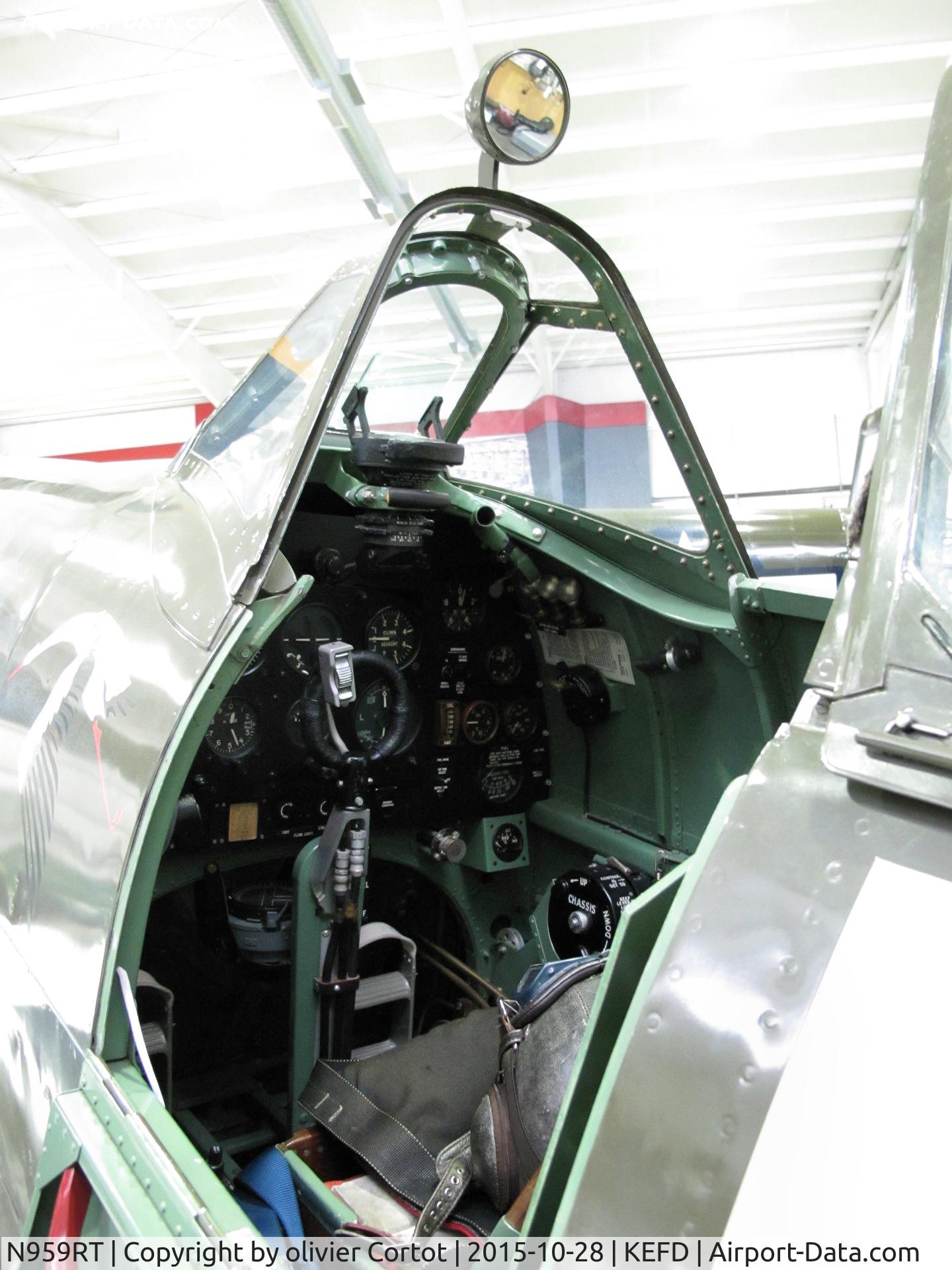 N959RT, 1944 Supermarine 361 Spitfire IXc C/N CBAF.8125, a view on the cockpit