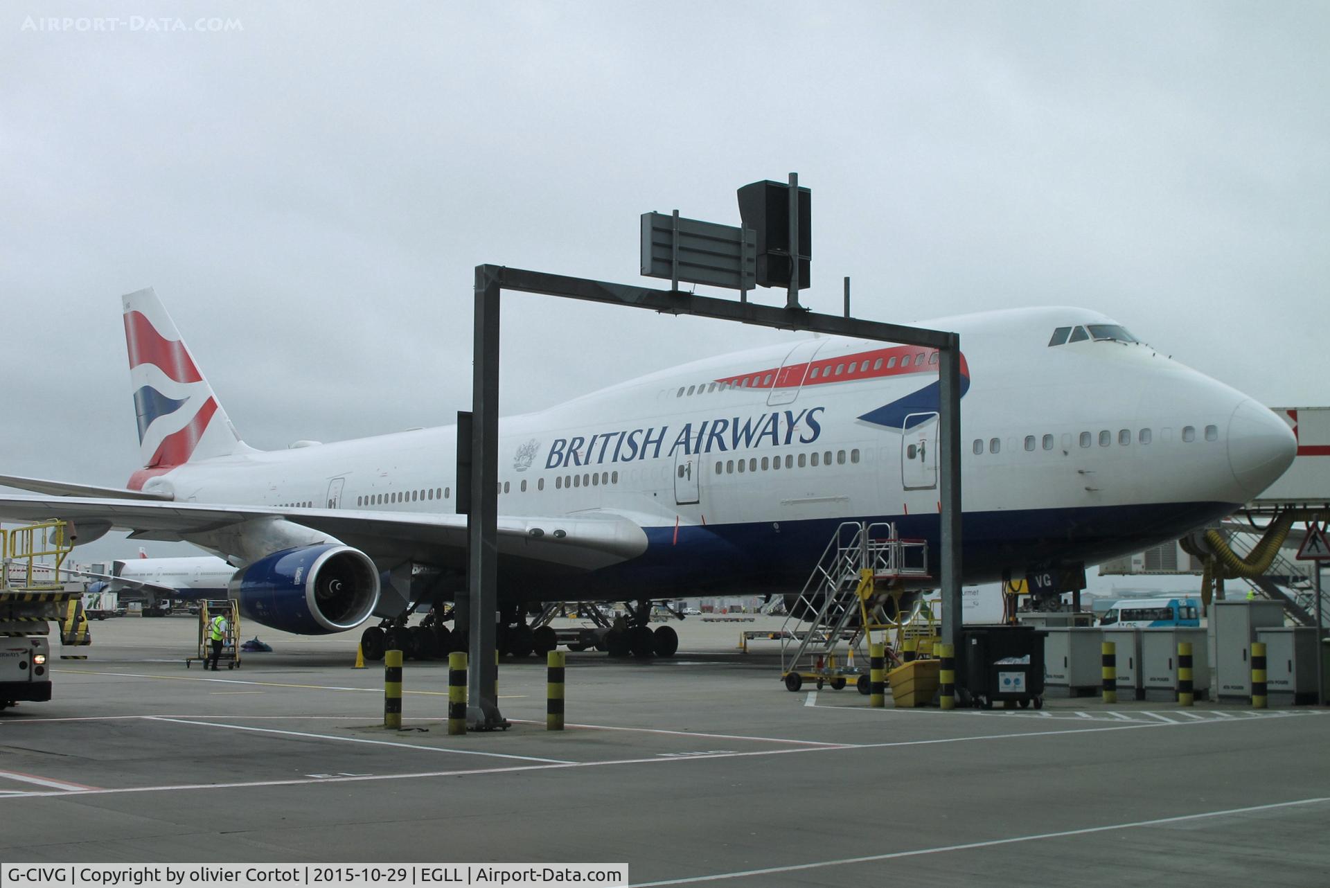 G-CIVG, 1995 Boeing 747-436 C/N 25813, oct 2015
