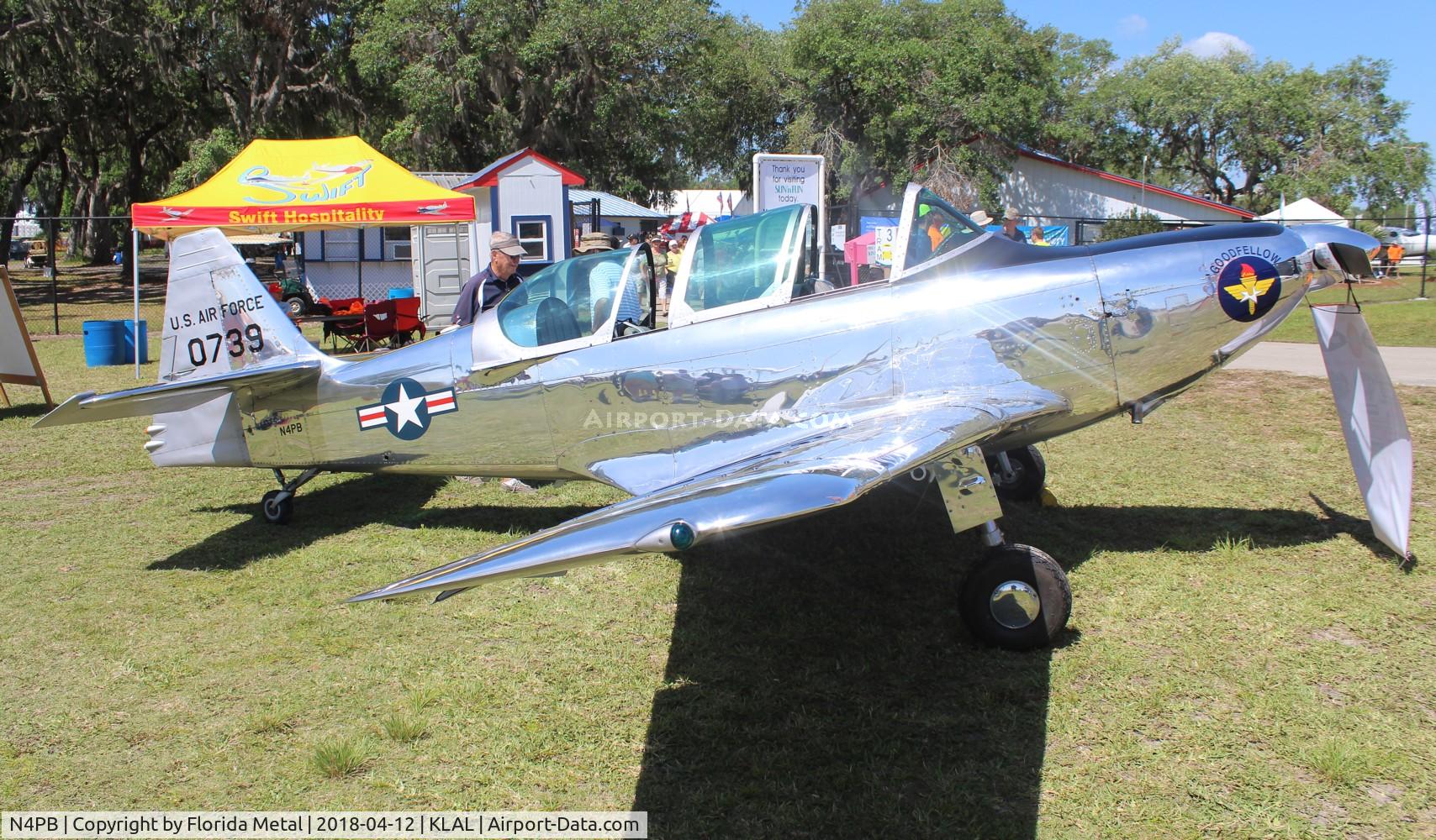 N4PB, 1950 Temco T-35 Buckaroo (TE-1B) C/N 6007, Sun N fun 2018