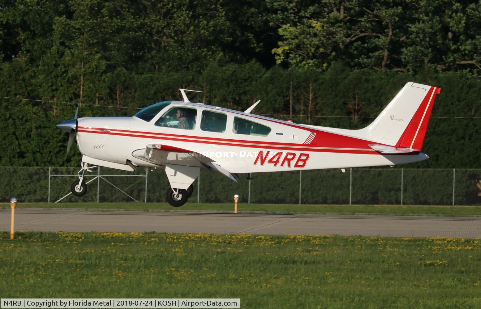 N4RB, 1973 Beech F33A Bonanza C/N CE-469, Air Venture 2018