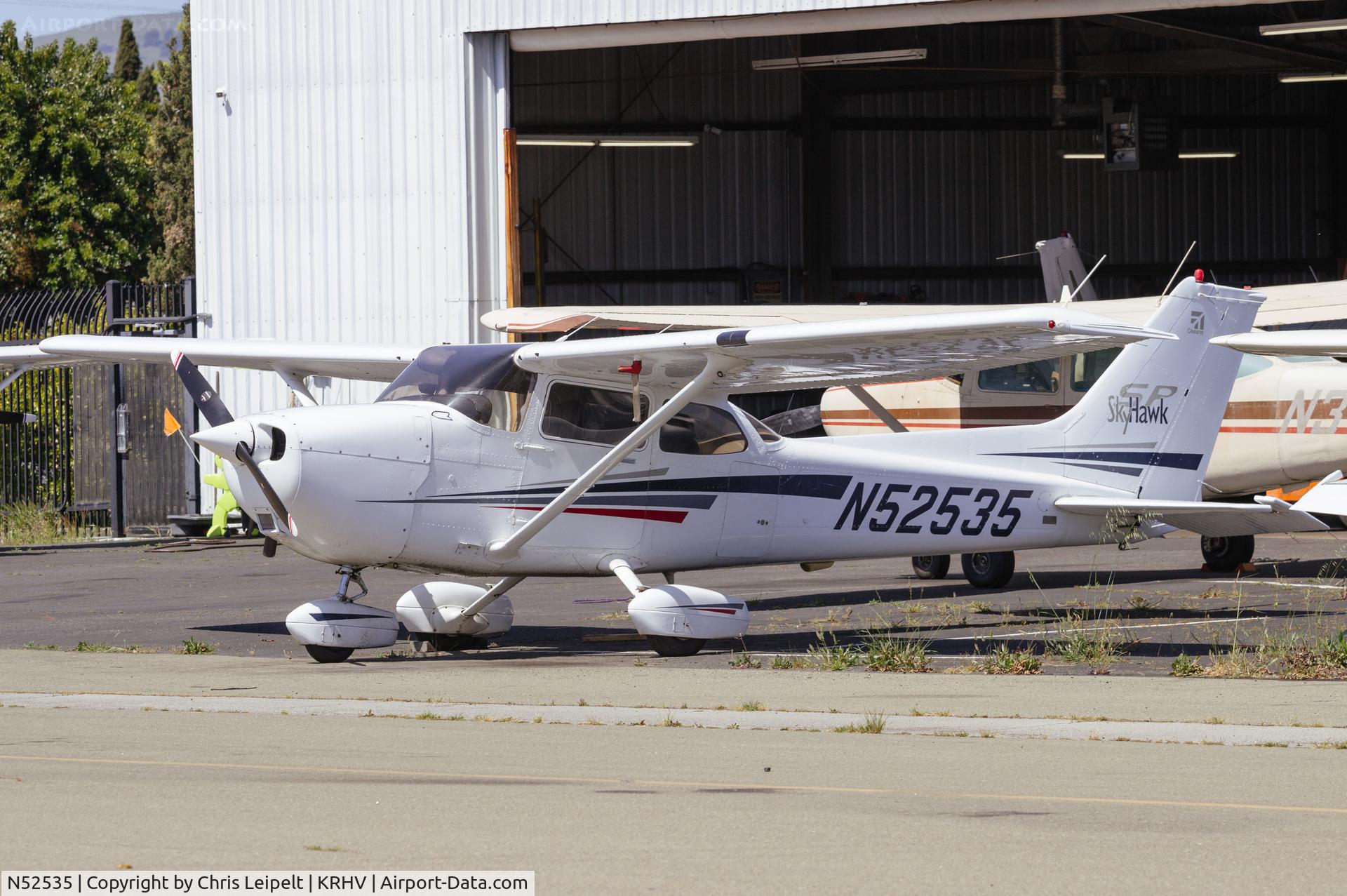 N52535, 2002 Cessna 172S C/N 172S9173, Locally based 2002 Cessna 172S on the ramp at Reid Hillview Airport.