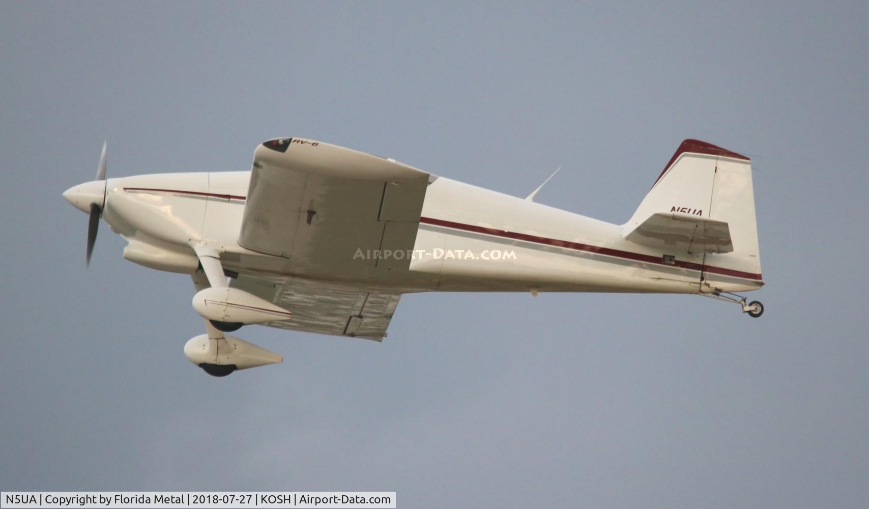 N5UA, 2001 Vans RV-6 C/N 25103, Air Venture 2018