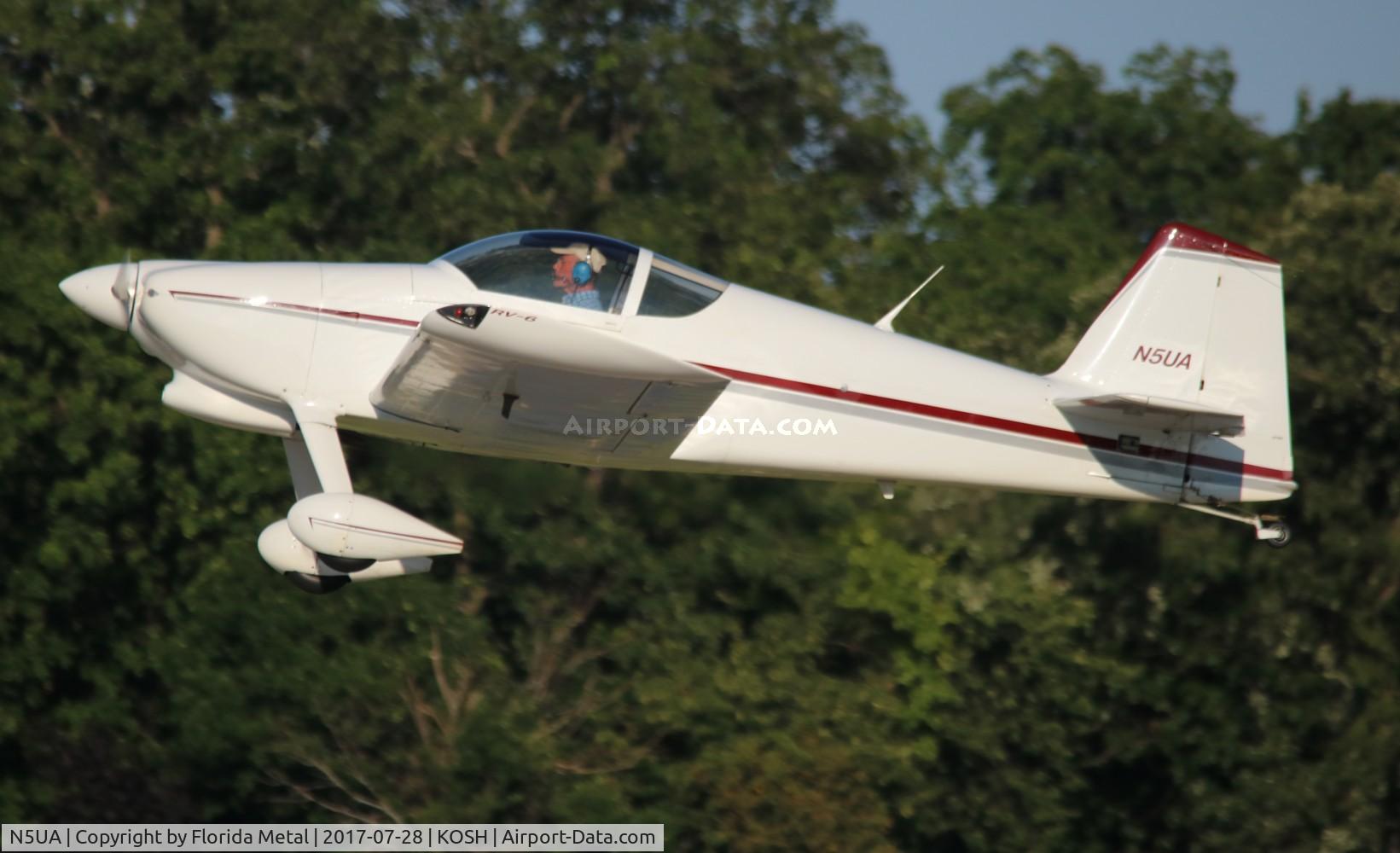 N5UA, 2001 Vans RV-6 C/N 25103, Air Venture 2017