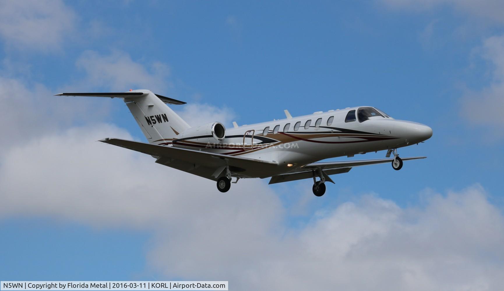 N5WN, 2007 Cessna 525B CitationJet CJ3 C/N 525B0204, ORL spotting